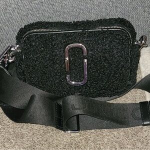 Marc Jacobs Sherpa Black Crossbody NWOT
